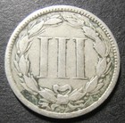 Usa - 3 Cents 1871 - Coronet Head