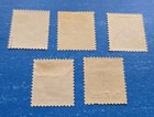 Luxembourg Stamps  Scott 29-31  38-39 Short Set Mlh