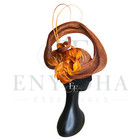 Burnt Orange Couture Sinamay Fascinator