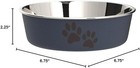 Stainless Steel Dog Cat Food Water Bowls Spill Proof Home Travel Pet Supplies Us