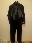 Deep See Wetsuit Mens Black Full Body 0 5mm Back Zip Scuba Diving Size M   L