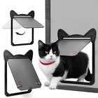 Pet Screen Door For Small Dogs   Cats - Heavy Duty Magnetic Lockable Flap  Insid