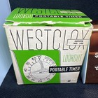 Vintage Westclox Portable Kitchen Timer Lookout Copper Metal Works Mcm No  140
