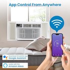8000 Btu Window Air Conditioner Wifi Ac 3 Cooling   Fan Speeds Up To 350 Sq  Ft