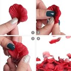 Lzxd 1000 Pieces Black Artificial Silk Rose Petals Flower Decoration 