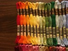 50 Brand New Dmc Embroidery Floss Skeins - Beautiful Rainbow Of Colors  Set 1