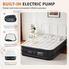 Queen Size Air Mattress 22  Inflatable Blow Up Mattress Airbed W  Built-in Pump