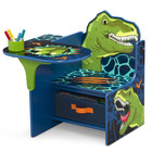 Boys Kids Dinosaur Desk With Storage Bin 