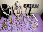 Mixed Lot Women s Vintage Jewelry 127pc Necklaces Bracelets Earrings Brooch 