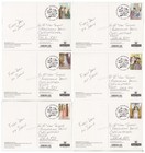 Gb Postcards Phq Cards Used Rear Fdi Pack No 373  374  2013 Jane Austen