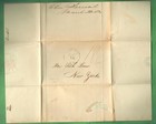 1831 Stampless Handwritten Letter From Salem To New York Regarding Wine Business