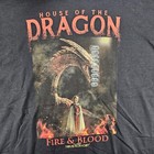 Game Of Thrones House Of The Dragon T Shirt Mens Size Xxl 2xl Fire   Blood New
