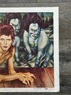 David Bowie Vintage Poster Diamond Dogs Scratch   Dent Classic Rock Glam 1974 B