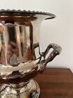 Vintage Silver Plated Wine Bucket Champagne Cooler Trophy Vase Ice Chiller 