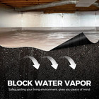 10 Mil Vapor Barrier For Crawl Space     10  X 100  Heavy-duty Plastic Sheeting     
