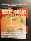 Sonic Song Ghost Shakes Sings Lights Up Sound Activated New In Box Not Vintage