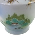 Vintage Japanese Kutani Porcelain Sugar Bowl Features Hand-painted Scene No Lid