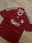 2008 Adidas Carlsberg Jersey Steven Gerrard  8 Liverpool Home Jersey Medium