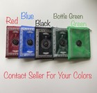 Red blue blk b green green- Travel Pocket Prayer Mat - Kaaba Compass wtr  Proof