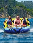 Evajoy 3 Person Towable Tube For Boating  Inflatable Towable Tubes F