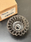Weiler 13156 3-1 2  Single Row  023 Wire Cup Brush  5 8-11 A h   sra-3  Usa Made