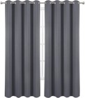 Blackout Curtains 66 X 84 Inch grey Curtains Set Of 2 Panels thermal Insulated R