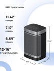 Electric Portable Space Heater Thermostat 70   Oscillation 1500 Watt No Remote