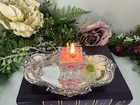 Wallace Royal Rose Sterling Silver Nut Bowl Bon Bon Candy Dish  4114