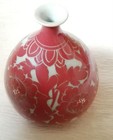Korean Goryeo Celadon Peony Style 14cm Antique Art Pottery