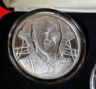 Brett Favre Proof 3-set 2 Coins 1 5 Troy Ounce Ea  999 Silver-1 Bronze  025 Coa