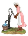 Ebros Vintage Black Americana History African American Girl Pumping Water Statue