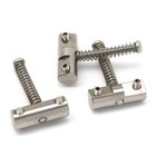 Titanium Alloy Compensated Vintage Electric Guitar Bridge Saddles For Tele