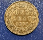 Beautiful 1876 Canada One Cent Km 7