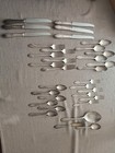 Vintage Wm Rogers   Son Is Silver-plated Spoons Forks Knives Lot Of 33
