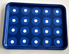 New Ikea Pillerstarr Tray 15x11  Blue white Dotted Dot Pattern
