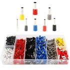 1200pcs Connectors Cord Wire Crimp Cable Pin End Bootlace Ferrule Terminals Kit