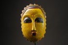 African Wood Mask Antiques Yaure Guro Mask Liberia Mask Traditional Masque -8643