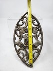 Vintage Cast Iron Trivet  the Royal W   Double Pointed Holder For Sad Iron 7 5 