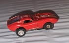 Aurora T Jet Cobra Gt  Red With White Stripes Slot Car  1375