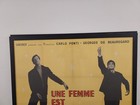 Une Femme Est Une Femme - Woman Is A Woman French Poster Godard 1961 63x48 Linen