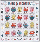 Usps Message Monsters First-class Stamps     5 Sheets  100  New