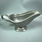 Vintage Wilton Armetale Pewter Tone Aluminum Gravy Sauce Boat