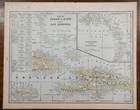 Vintage 1901 Jamaica Haiti Map 14 x11    Old Antique Original Negril Milk River
