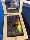 Personalized Custom Fly Fishing Box - Your Name Or Text Included   2 Free Flies