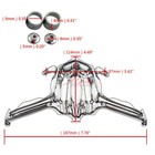 Chrome Tappet Block Accent Cover Fit For Harley Dyna Fatbob Fxdf Softail Touring
