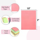 Post It Notes 1 5 x 2   6 Pads  60 Sheets pad colors  Small Sticky Notes  Mini S