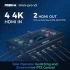 Rgblink Mini-pro V3 4k Hdmi Video Mixer Switcher Ptz Controller Live Streaming