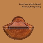 Real Solid Sapele Cutting Board One Piece No Glue Non Toxic All Whole Single    