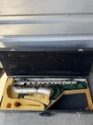 Vintage 1920 s Buescher Elkhart True Tone Low Pitch Saxohpone W  Case- For Parts