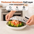 10 Pcs Foil Food Covers Elastic  Reusable For Plates Bowls Kitchen Food Storage